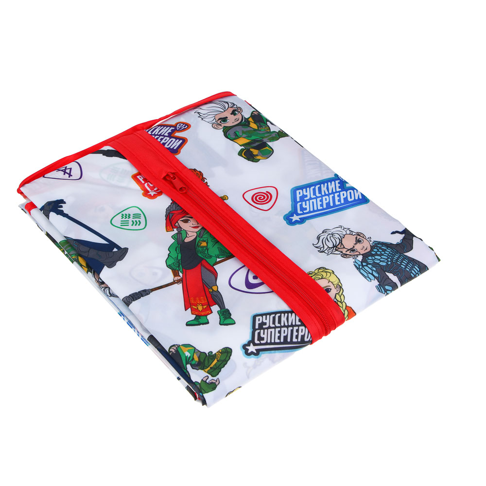 BY Русские Супергерои Чехол для одежды, 60х130см, с молнией, с окном, полиэстер, детская серия, арт.№ 457-810