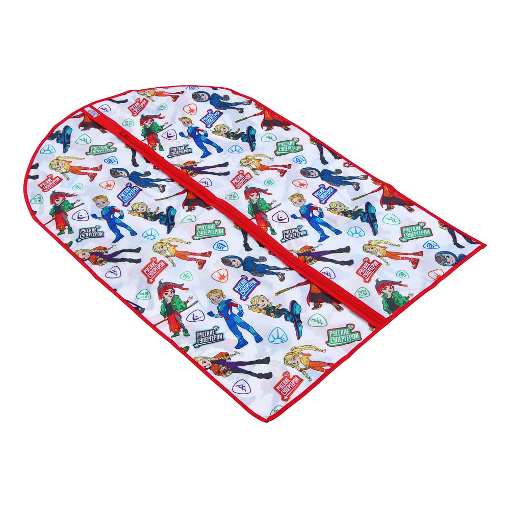 BY Русские Супергерои Чехол для одежды, 60х90см, с молнией, полиэстер, арт.№ 457-811