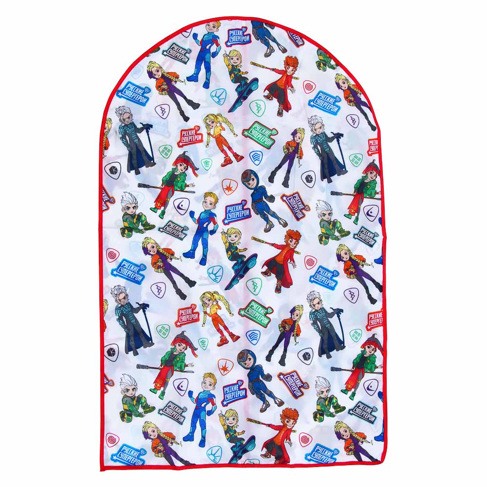 BY Русские Супергерои Чехол для одежды, 60х90см, с молнией, полиэстер, арт.№ 457-811