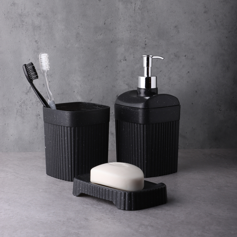 Мыльница "Velvet" 138х87х25 мм, черный гранит, арт.№ 463-470