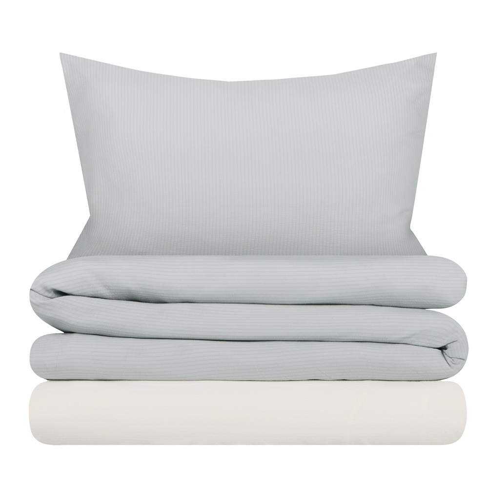 PROVANCE Фрэя Комплект постельного белья 1,5 (4 предмета), микросатин, серый, арт.№ 421-347