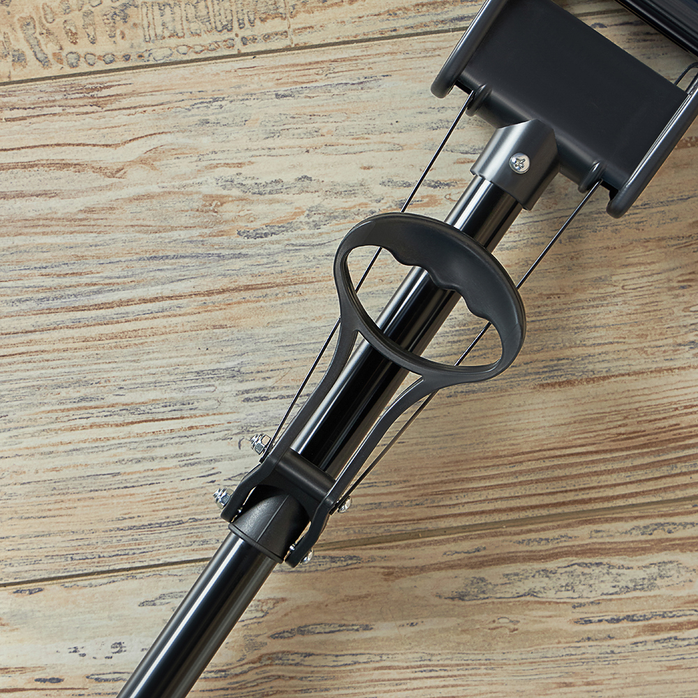 Швабра с отжимом и сменной насадкой ПВА тм VETTA, ручка 110см, нерж.сталь, 1 ряд роликов, арт.№ 444-008