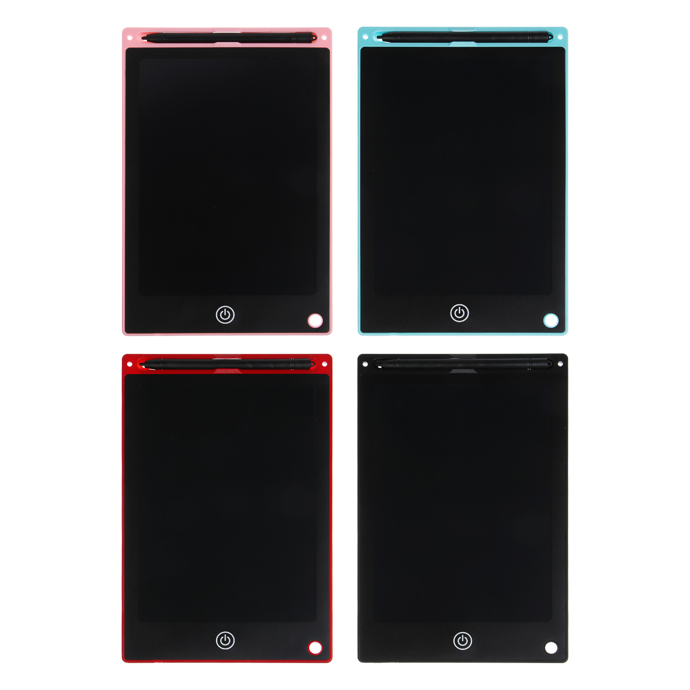 ХОББИХИТ Планшет для рисования графический LCD экран, 8,5 дюймов, пластик, 4 цвета, арт.№ 280-011