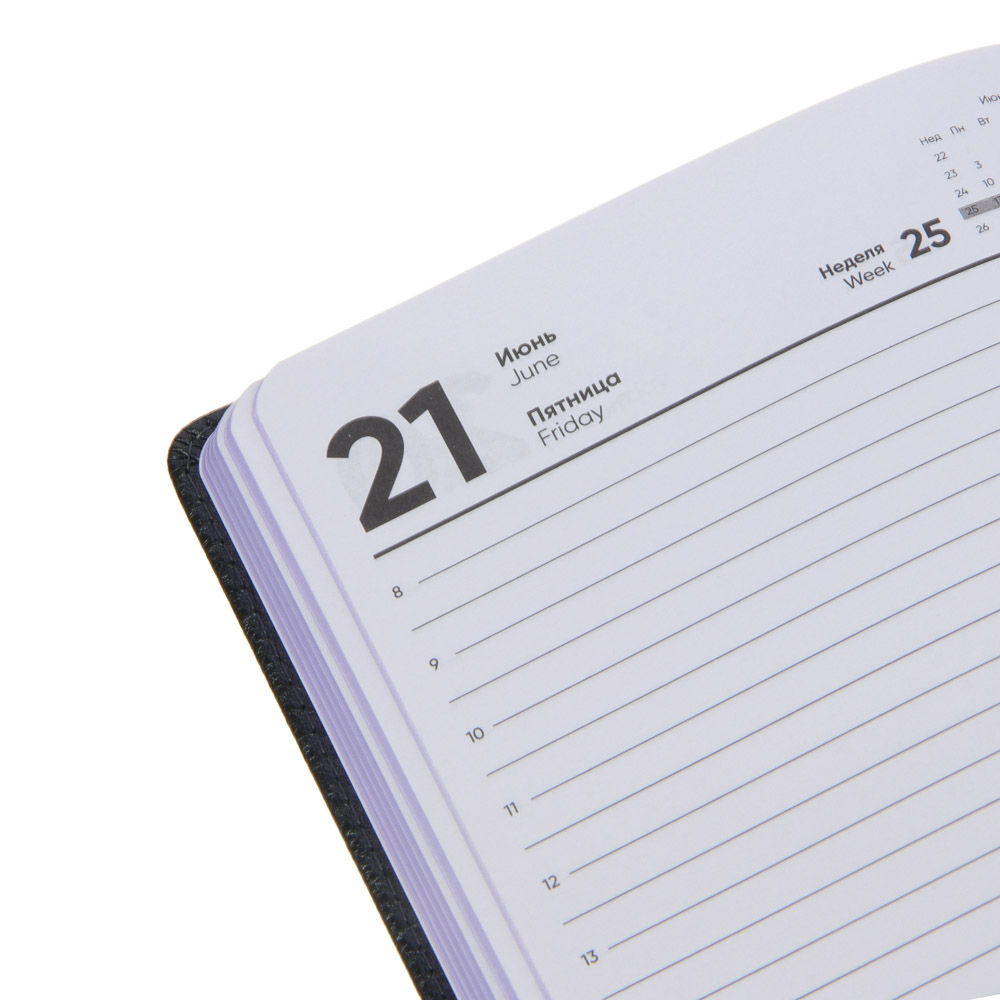 Ежедневник на 2024 "ЛОФТ" А5, 352 стр., тв.обл.с поролоном, иск.кожа, нашивка, цв.срез, 3 цв.метал., арт.№ 572-153