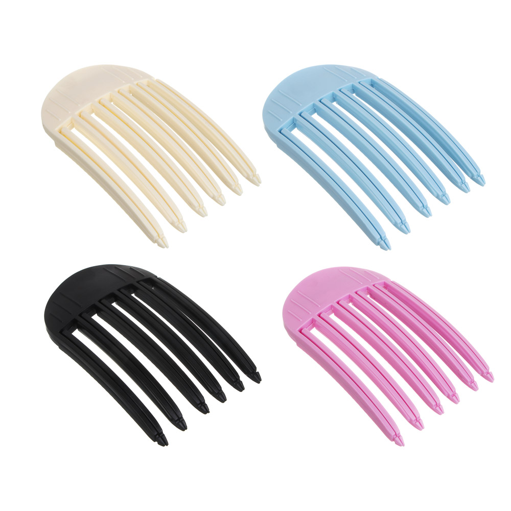 Зажим для создания объема волос у корней тм ЮНИLOOK, 14,5х8,5 см, пластик, 4 цвета, арт.№ 323-298