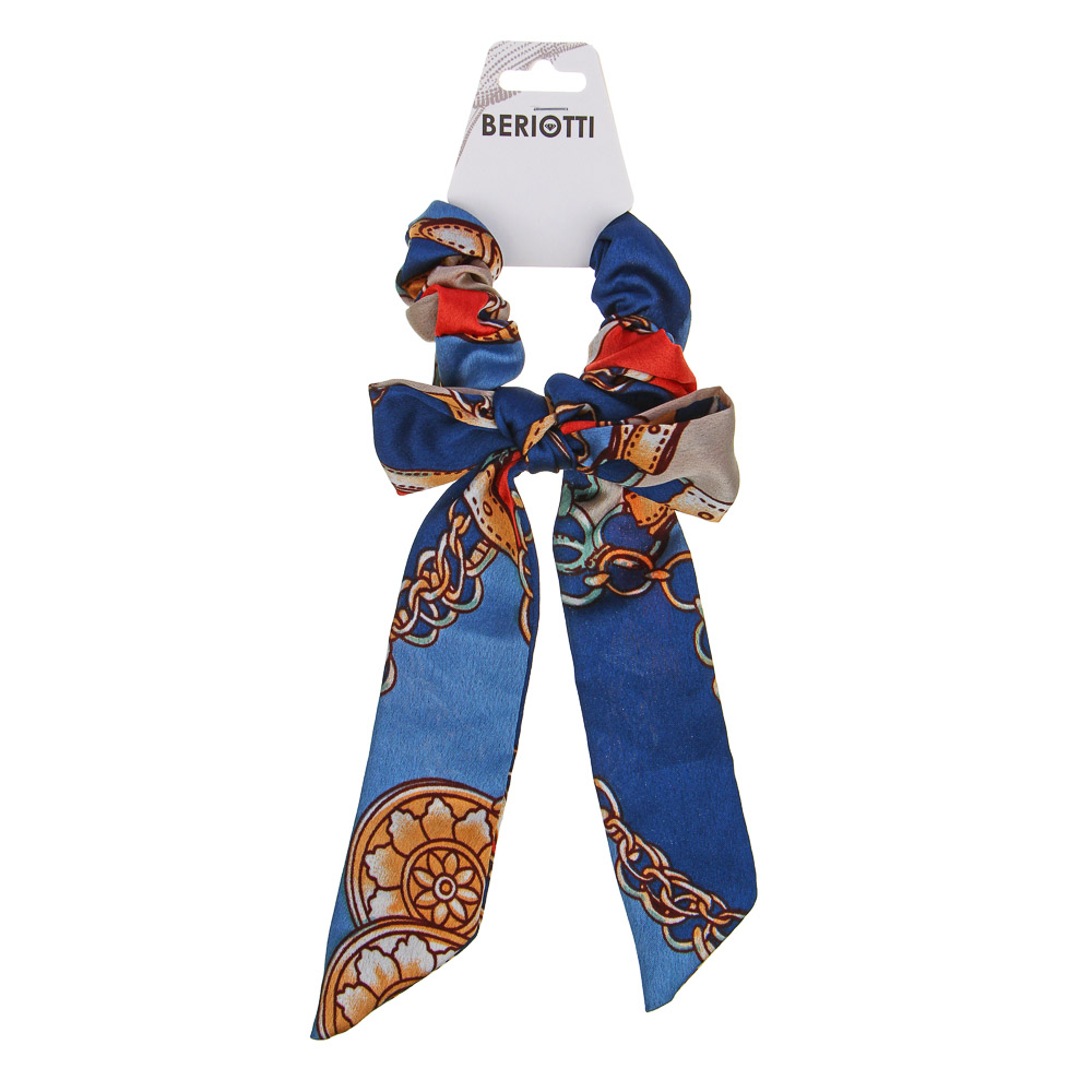 BERIOTTI Резинка для волос, полиэстер, d6см, 3 дизайна, арт.№ 322-221