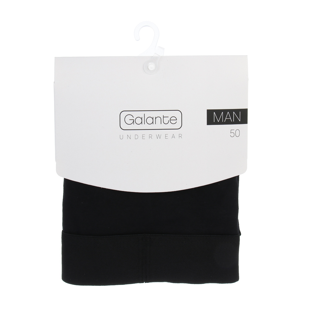 GALANTE Трусы-слипы мужские классика, р.50, 95%хлопок, 5%спандекс, черный, НБ25-4, арт.№ 331-326