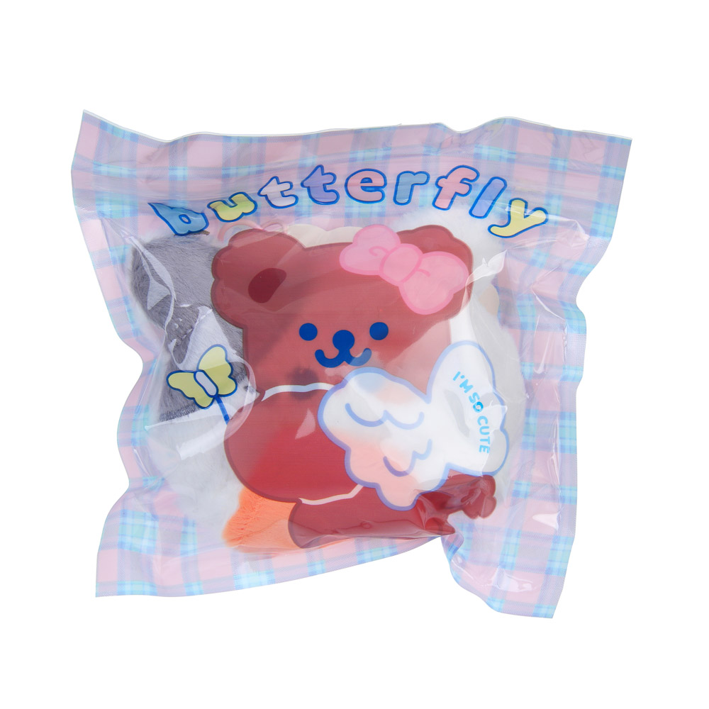 ИГРОЛЕНД Брелок-подвес мягкий "Котёна" в боксе-сюрприз, 10 см, полиэстер, металл, 10х7х7 см, микс, арт.№ 264-500