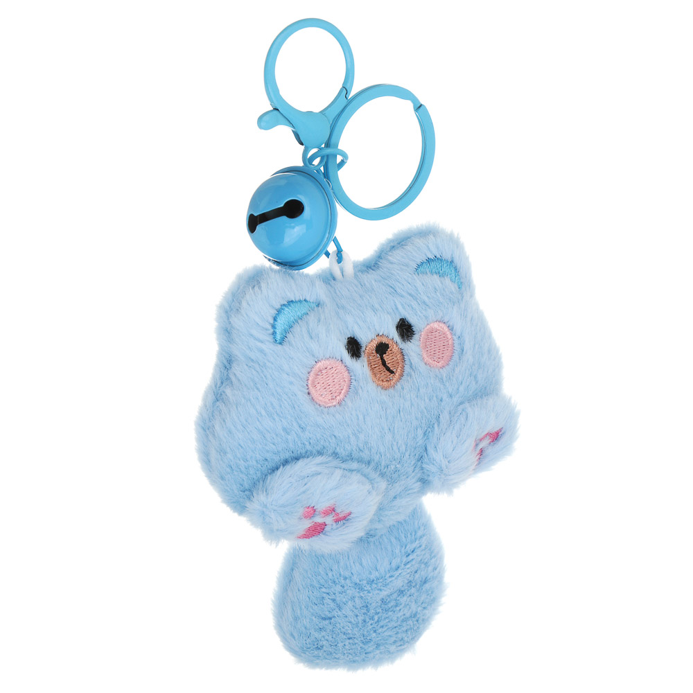 ИГРОЛЕНД Брелок мягкий "Котёна" в пакете-сюрприз, 7 см, полиэстер, металл, 16,8х12см, микс, арт.№ 264-501