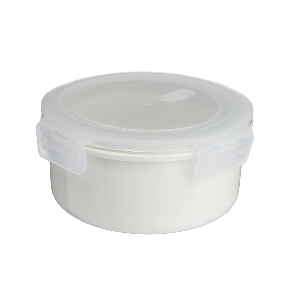 Ivlev Chef Элеганс Салатник с крышкой, 650мл, 15,5х7,5см, фарфор, арт.№ 824-567