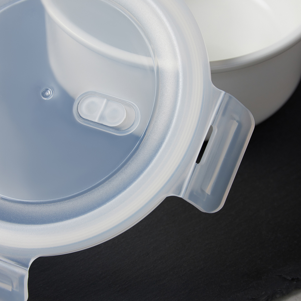 Ivlev Chef Элеганс Салатник с крышкой, 650мл, 15,5х7,5см, фарфор, арт.№ 824-567