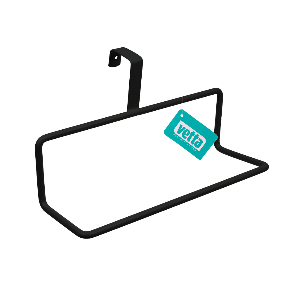 VETTA Держатель навесной на дверь кухонного шкафа, 19х11х10см, металл, 2 цвета, арт.№ 481-066