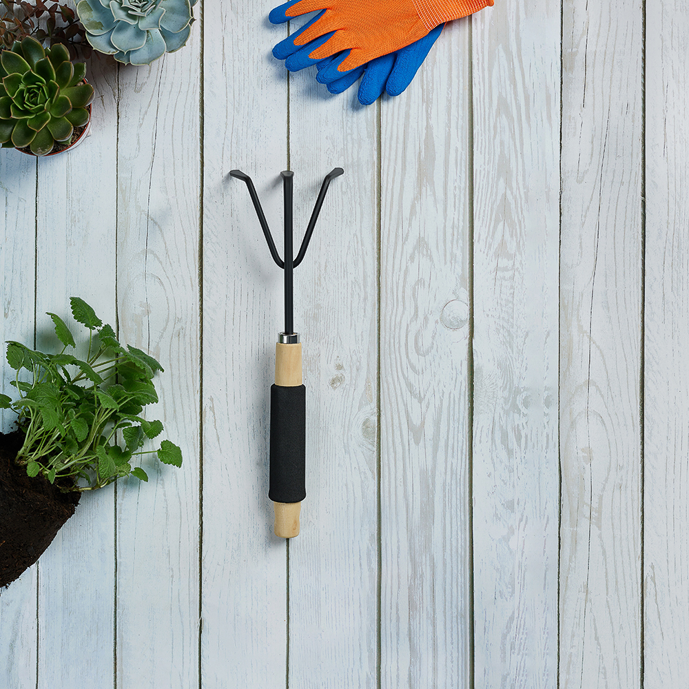 INBLOOM Рыхлитель садовый, 32x9см, дерево, поролон, металл, арт.№ 181-038