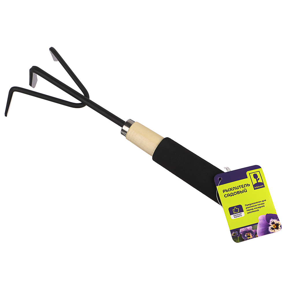 INBLOOM Рыхлитель садовый, 32x9см, дерево, поролон, металл, арт.№ 181-038