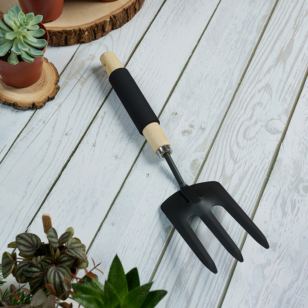 INBLOOM Вилка садовая, 36x8см, дерево, поролон, металл, арт.№ 181-040