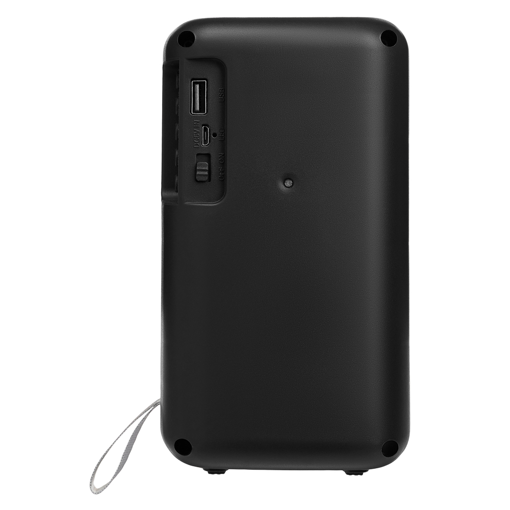Колонка беспроводная BY LightBox, 3 Вт, 500мАч, USB, BT5.3, ВШГ 18x10x10см, черный, арт.№ 443-106
