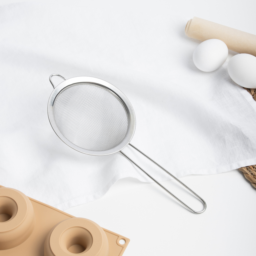 VETTA Сито с ободом и ручкой 12см, нерж.сталь, арт.№ 886-007