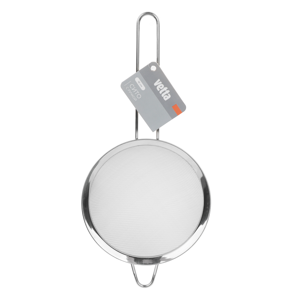 VETTA Сито с ободом и ручкой 16см, нерж.сталь, арт.№ 886-009