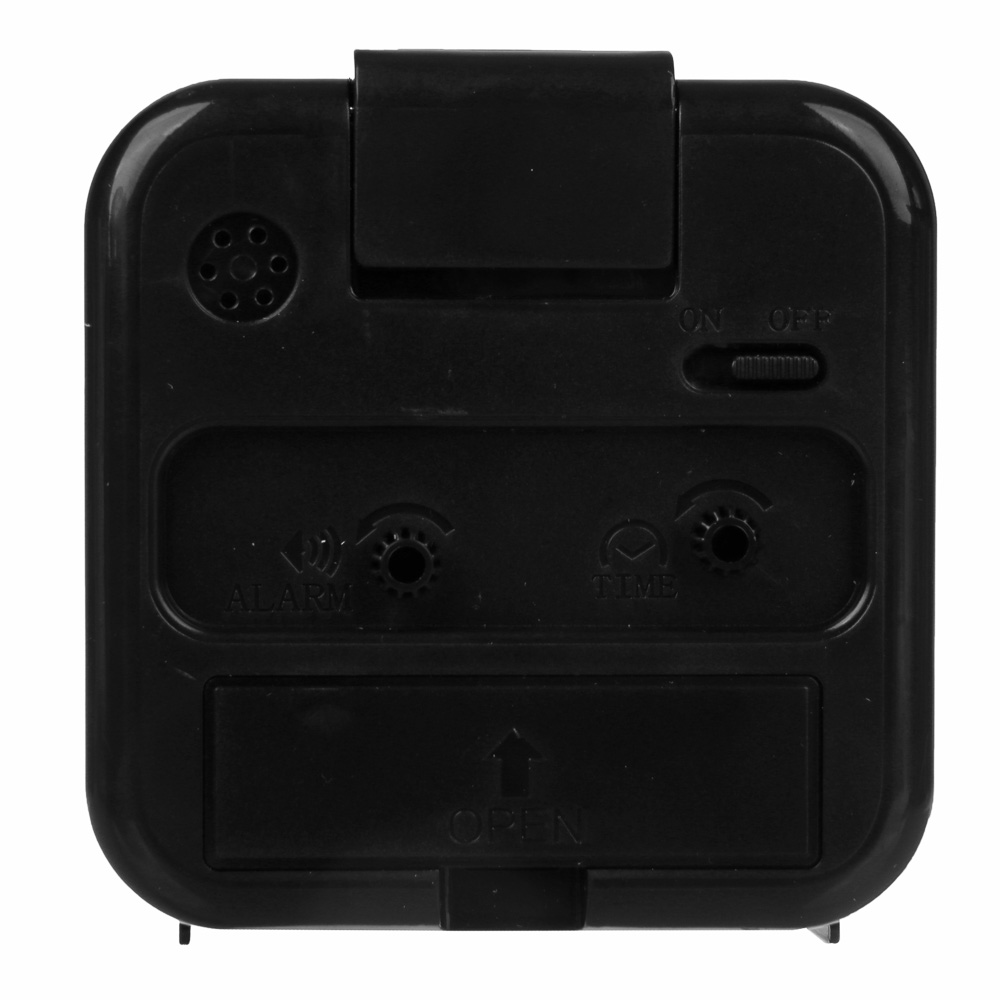 LADECOR CHRONO Будильник c подсветкой, 1*АА, 8x4,2x8 см, пластик, 4 цвета, арт.№ 529-045