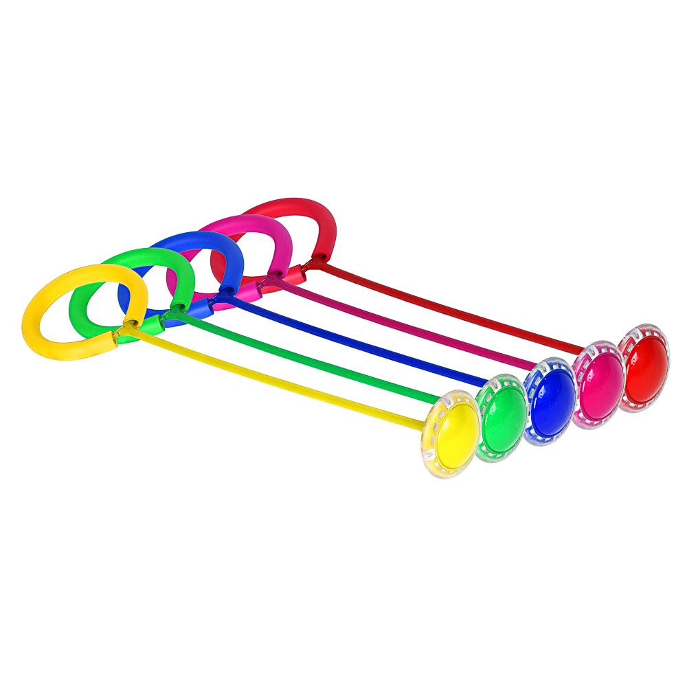 SILAPRO Нейроскакалка на ногу со светящимся роликом, PA,PP,PVC,PU,61x15x9см, 5 цветов, арт.№ 134-194