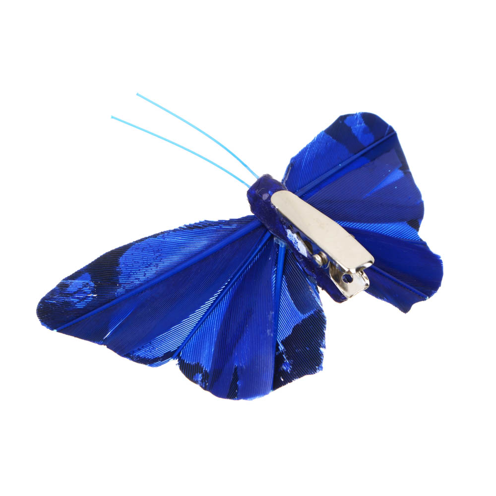 INBLOOM Бабочка декоративная Садовая на прищепке 8см, арт.№ 153-011