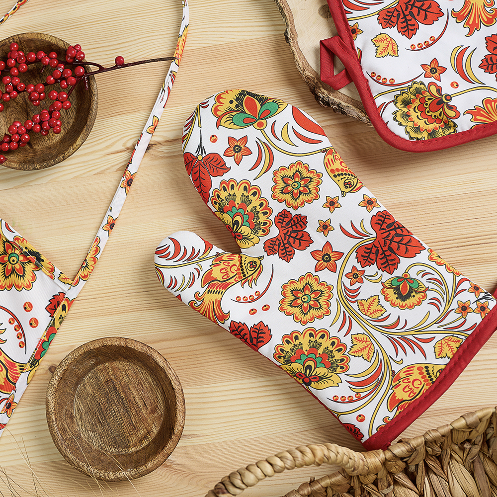 PROVANCE Хохлома Прихватка 17х17см, 100% полиэстер, арт.№ 493-161