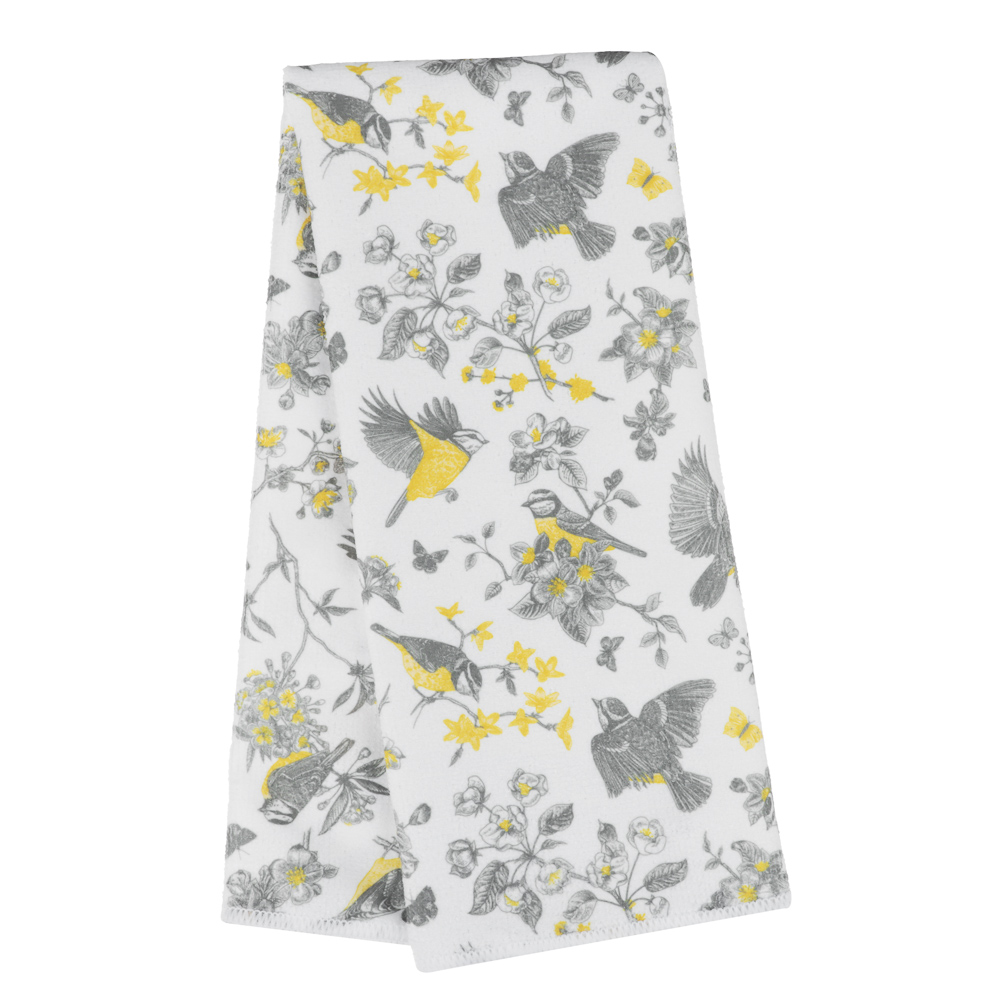 PROVANCE Люмен Полотенце кухонное, 38х63см, 100% полиэстер, синички, арт.№ 434-214