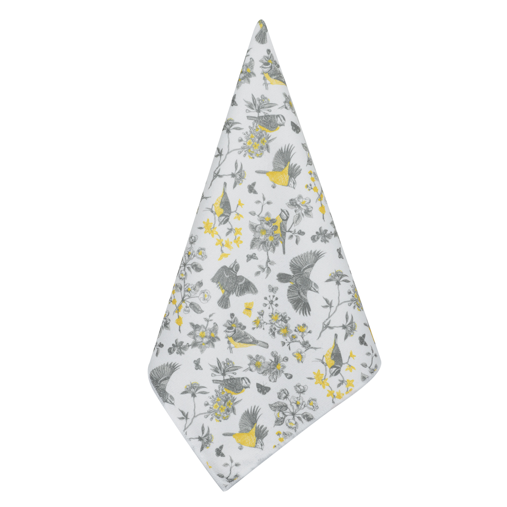 PROVANCE Люмен Полотенце кухонное, 38х63см, 100% полиэстер, синички, арт.№ 434-214