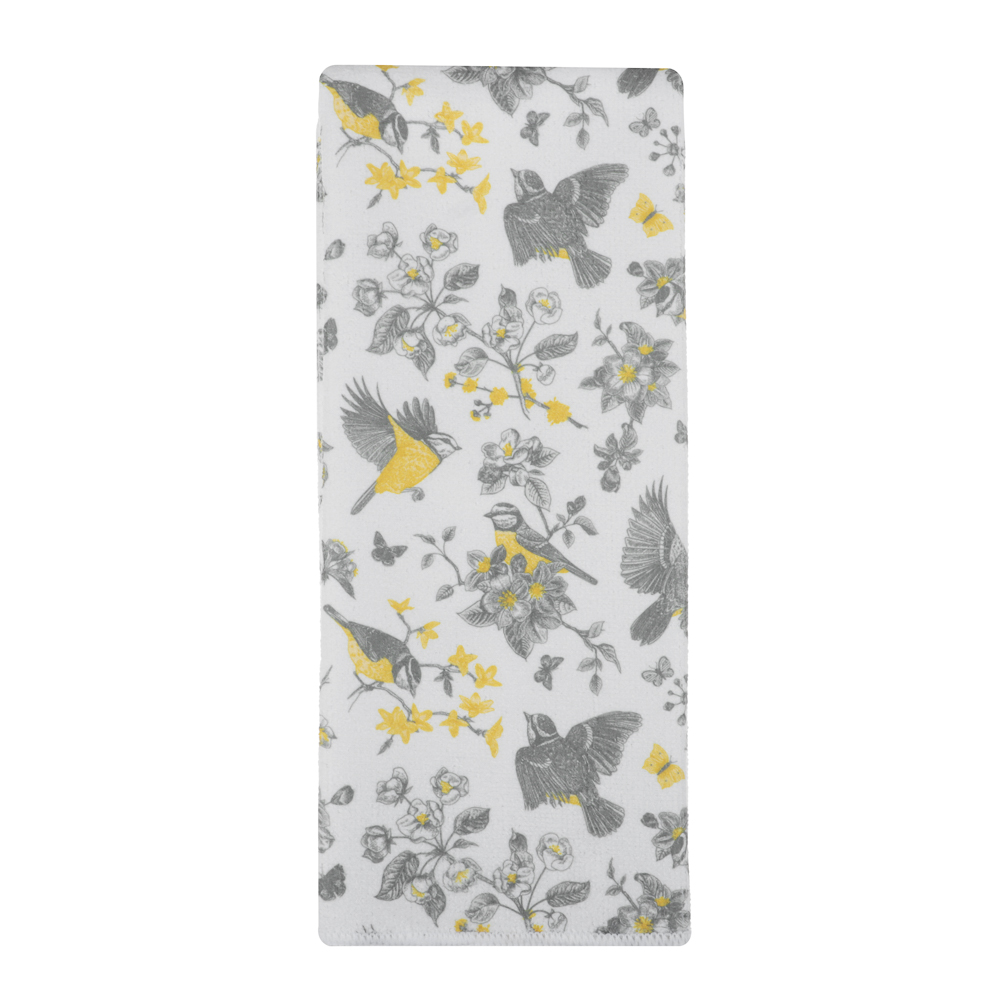 PROVANCE Люмен Полотенце кухонное, 38х63см, 100% полиэстер, синички, арт.№ 434-214