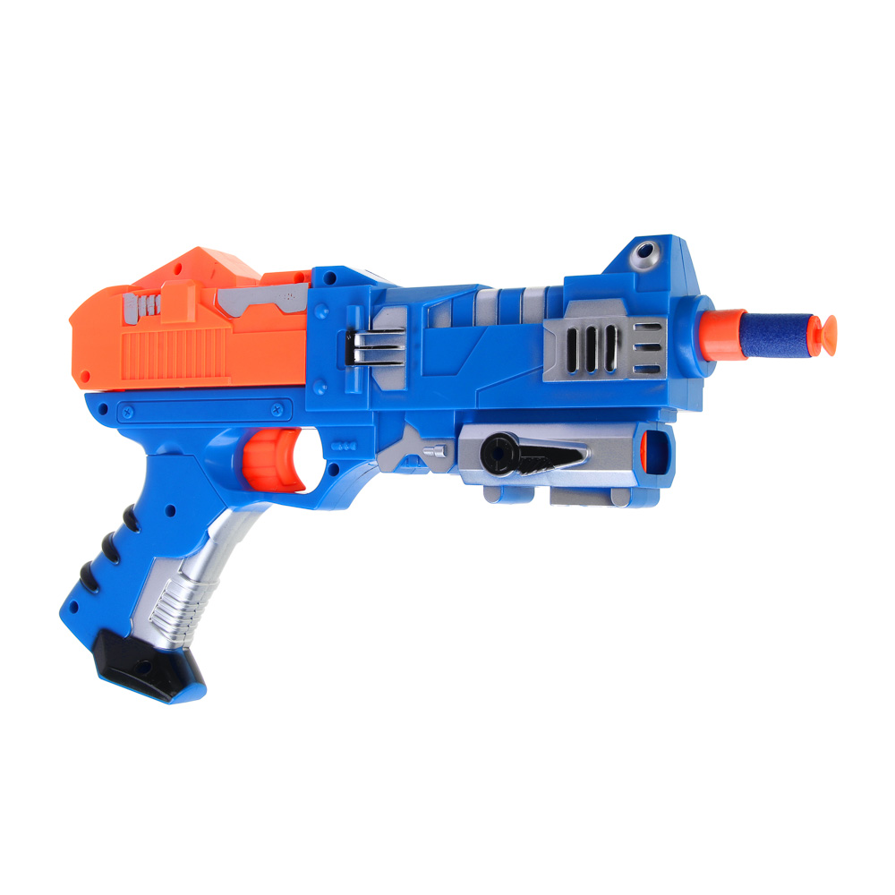 ИГРОЛЕНД Мегабластер с поролоновыми пулями, 7 предметов, ABS, арт.№ 261-686