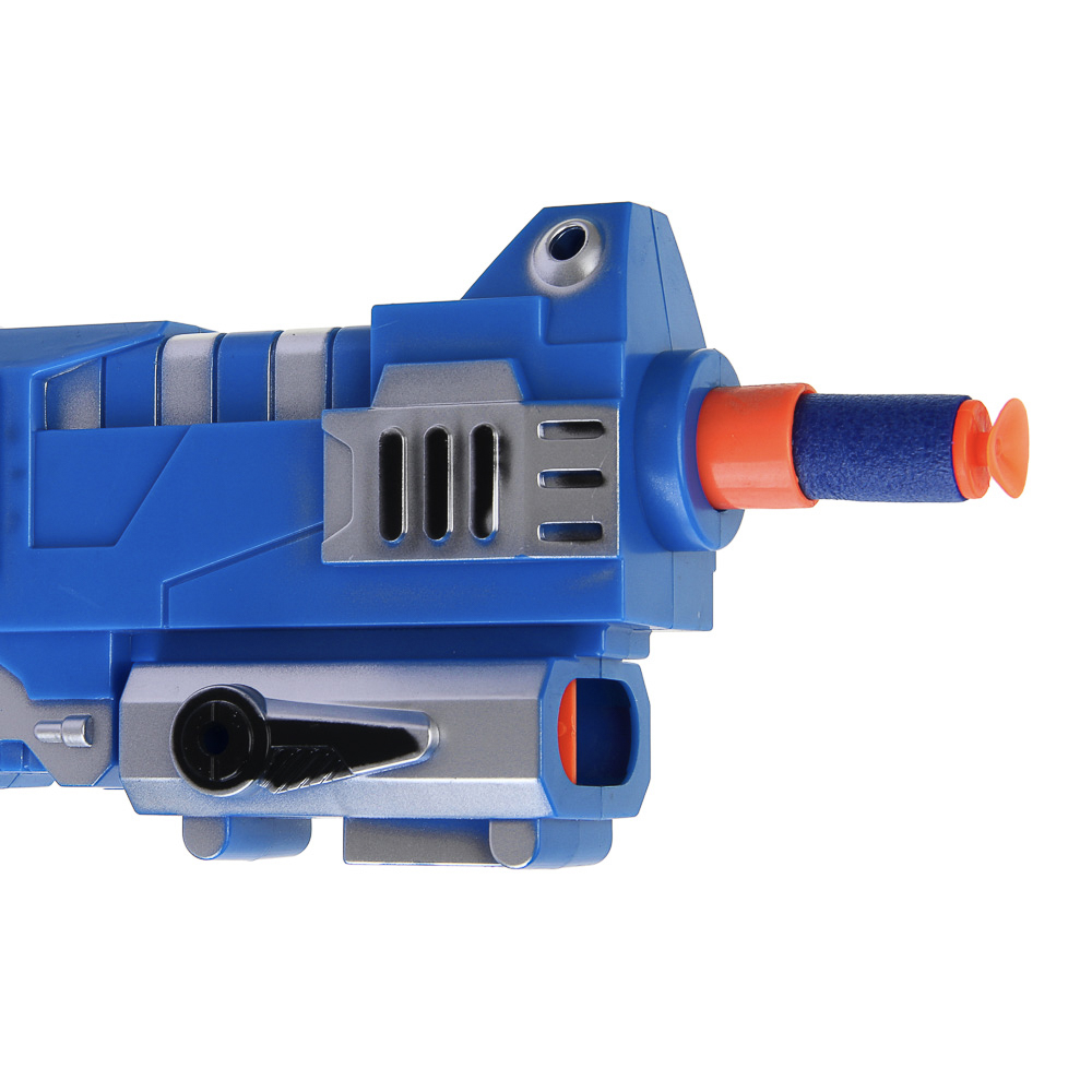 ИГРОЛЕНД Мегабластер с поролоновыми пулями, 7 предметов, ABS, арт.№ 261-686