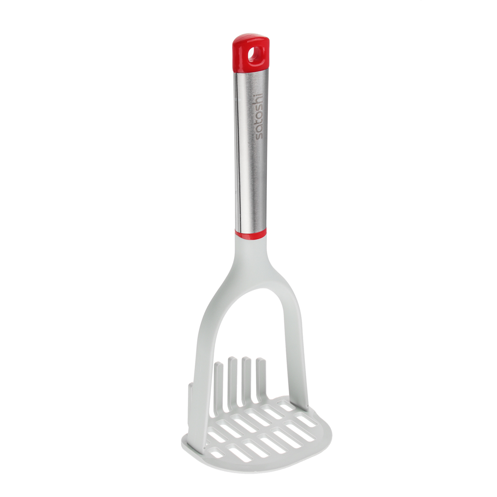 SATOSHI Премьер Толкушка для картофеля 29х10х8,7см, нейлон, ручка нерж.сталь, пластик, арт.№ 881-189