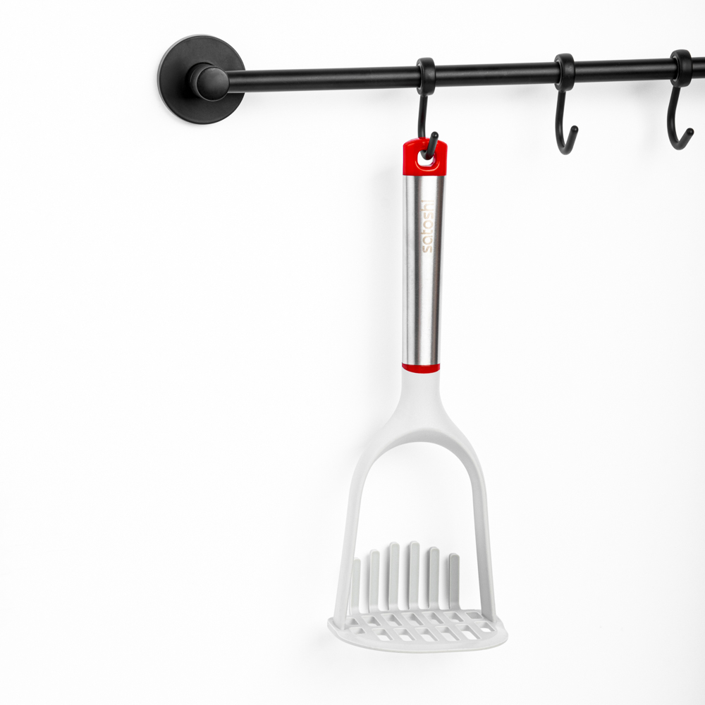 SATOSHI Премьер Толкушка для картофеля 29х10х8,7см, нейлон, ручка нерж.сталь, пластик, арт.№ 881-189