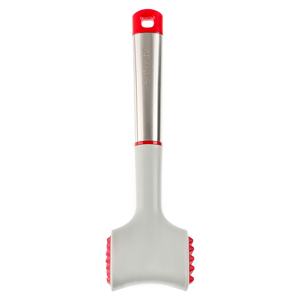 SATOSHI Премьер Молоток отбивной 23,6х7,5см, нейлон, ручка нерж.сталь, пластик, арт.№ 881-197