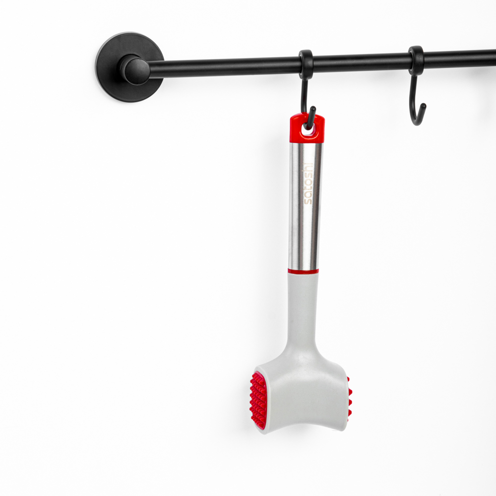 SATOSHI Премьер Молоток отбивной 23,6х7,5см, нейлон, ручка нерж.сталь, пластик, арт.№ 881-197