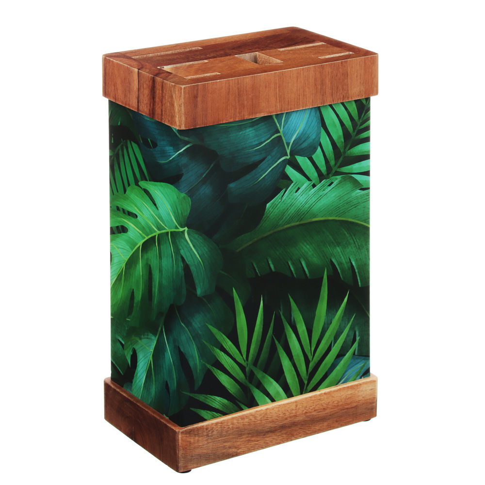 SATOSHI Подставка для ножей Пальмы, картон, дерево, арт.№ 803-364