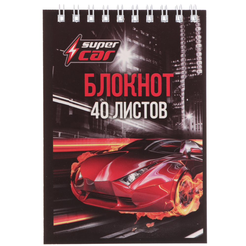 ClipStudio Блокнот А6, 40 листов, офсет, обложка картон, спираль, в клетку, арт.№ 524-174