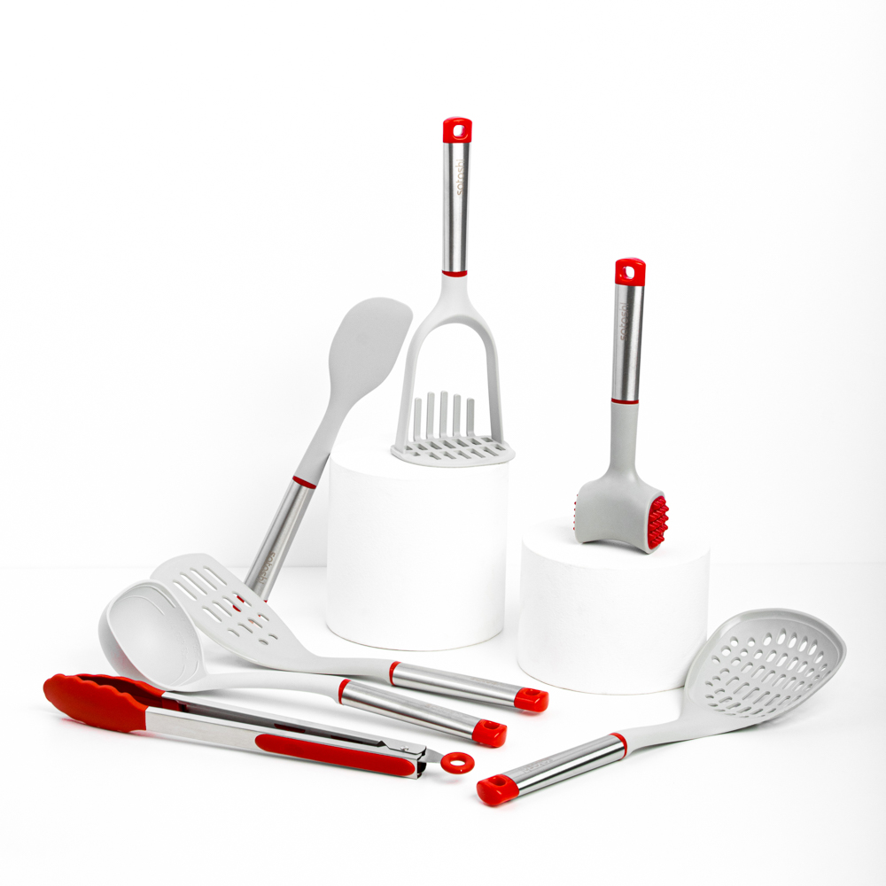 SATOSHI Премьер Щипцы кухонные 30см, нерж. сталь, силикон, арт.№ 884-427