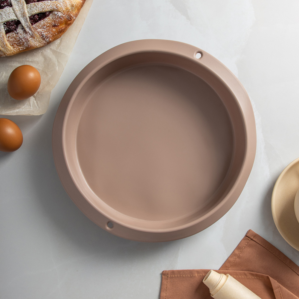 SATOSHI Алион Форма для выпечки круглая d27,5х5см, силикон, арт.№ 856-110