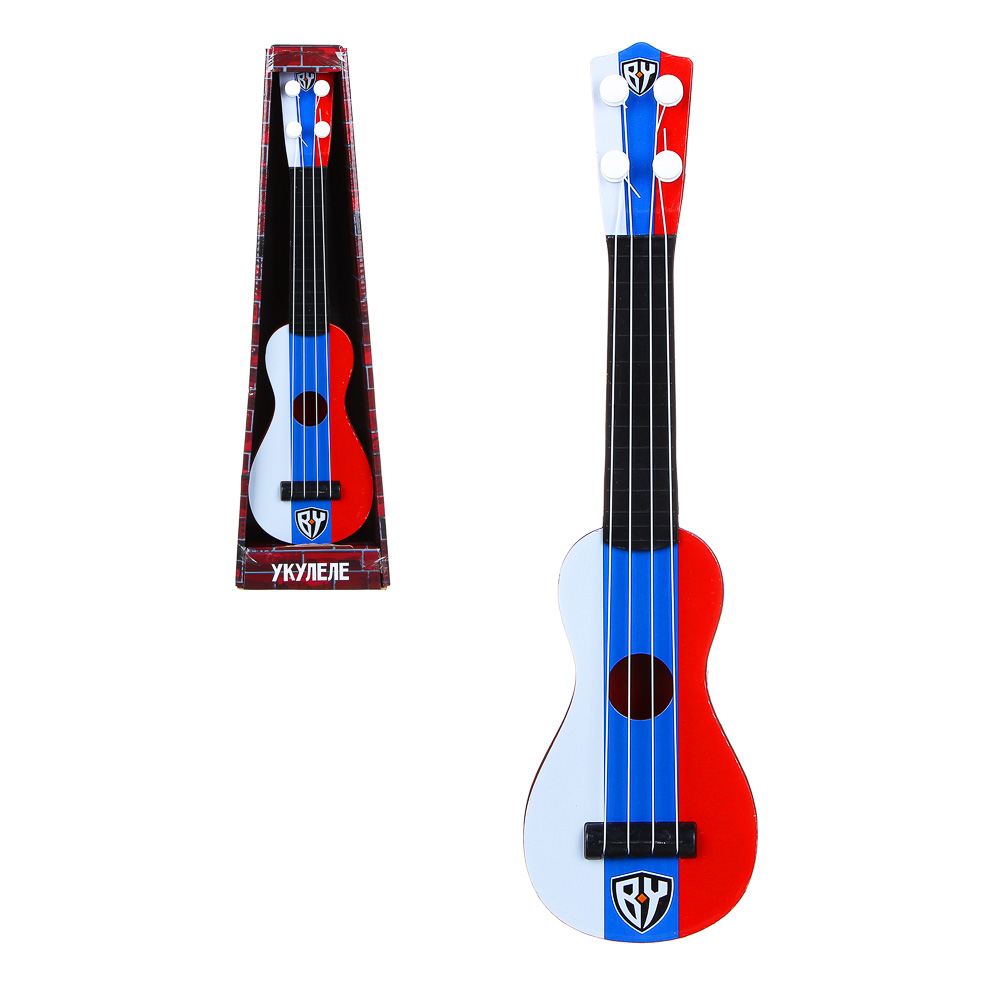 BY Музыкальный инструмент Укулеле, 4 струны, HIPS, 12х5х42см, арт.№ 889-075