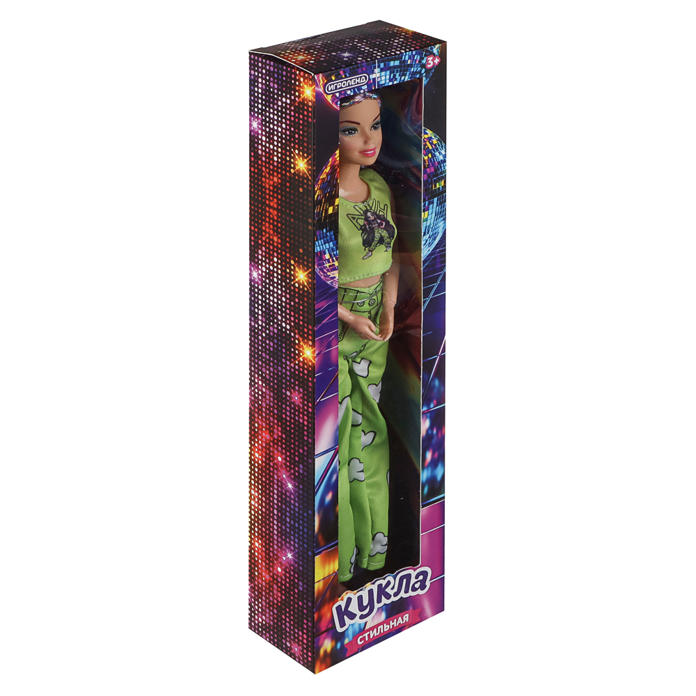 Кукла стильная шарнирная, 29 см, PP, PVC, полиэстер, 4 диз., тм ИГРОЛЕНД, арт.№ 267-916