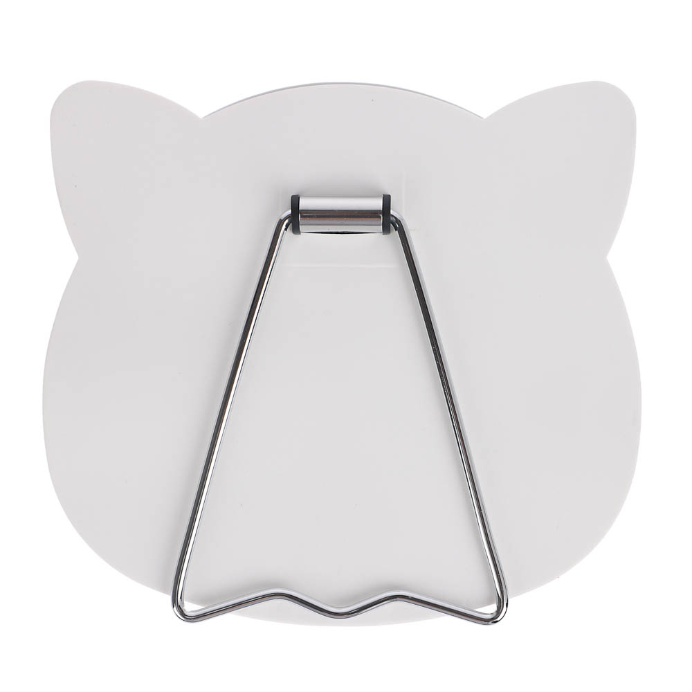 Зеркало настольное тм ЮНИLOOK, металл, стекло, пластик, 16x14,5см, 3 цвета, арт.№ 301-009