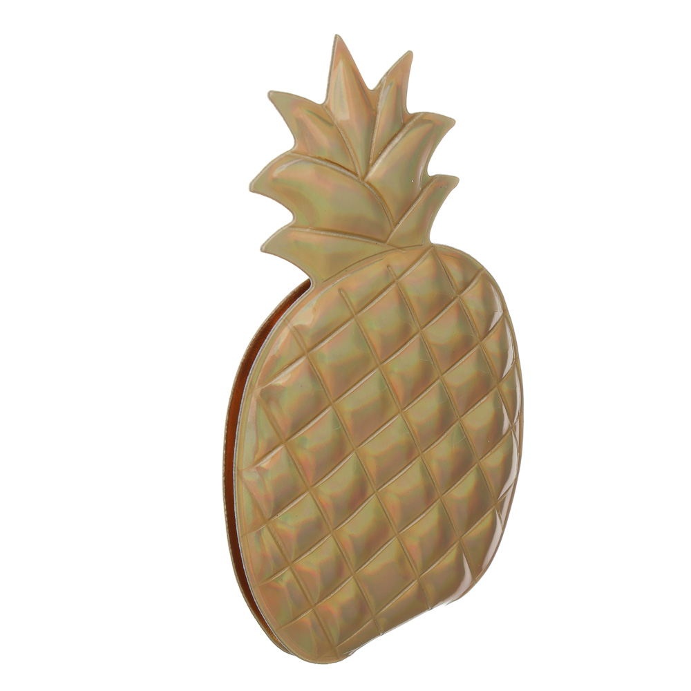 ЮНИLOOK Зеркало карманное, ПВХ, стекло, 6,4х5,8см, 4 цвета, арт.№ 301-014