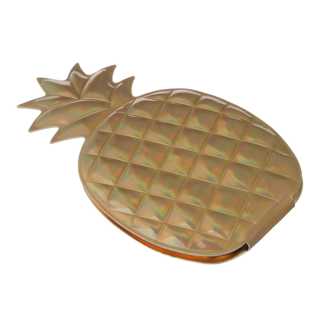 ЮНИLOOK Зеркало карманное, ПВХ, стекло, 6,4х5,8см, 4 цвета, арт.№ 301-014