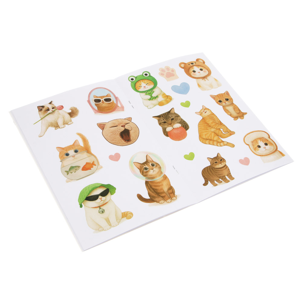ХОББИХИТ Альбом " Sticker book" 21х14см, картон, бумага, 4 дизайна, арт.№ 287-388