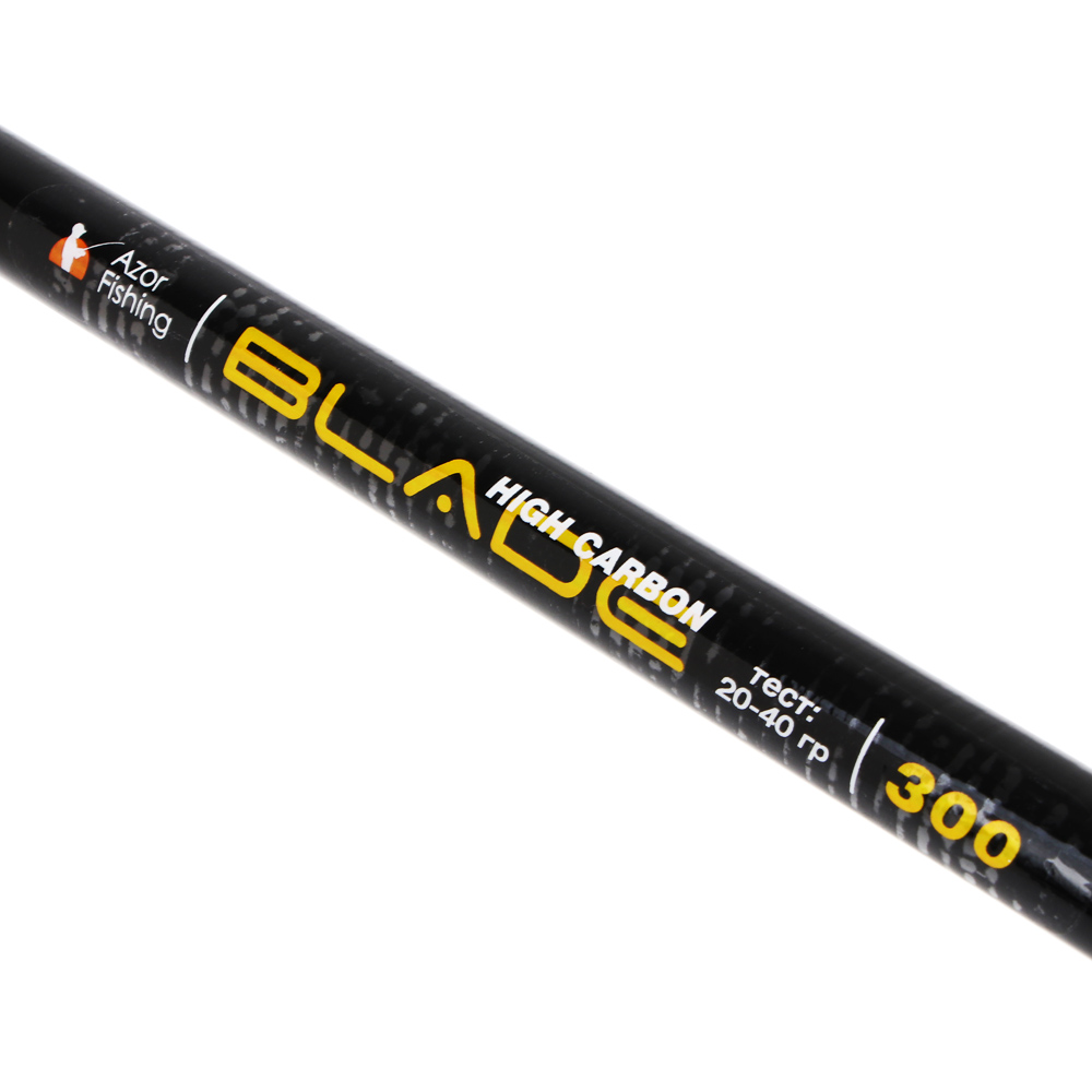 Удочка с кольцами "Блейд" тм AZOR FISHING, телескоп., файбергласс, 3,0м, тест 20-40гр., арт.№ 149-099