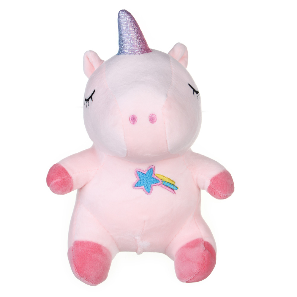 ИГРОЛЕНД Игрушка мягкая "Единорог", 20 см, полиэстер, 3 вида, арт.№ 264-417