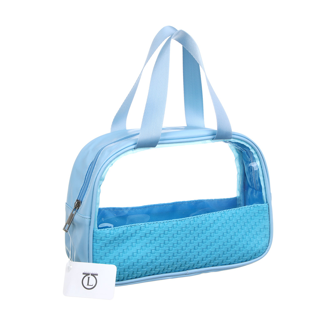 ЮL Косметичка банная с ручками, ПВХ, 24,5х16,5х7см, 3 цвета, арт.№ 364-258