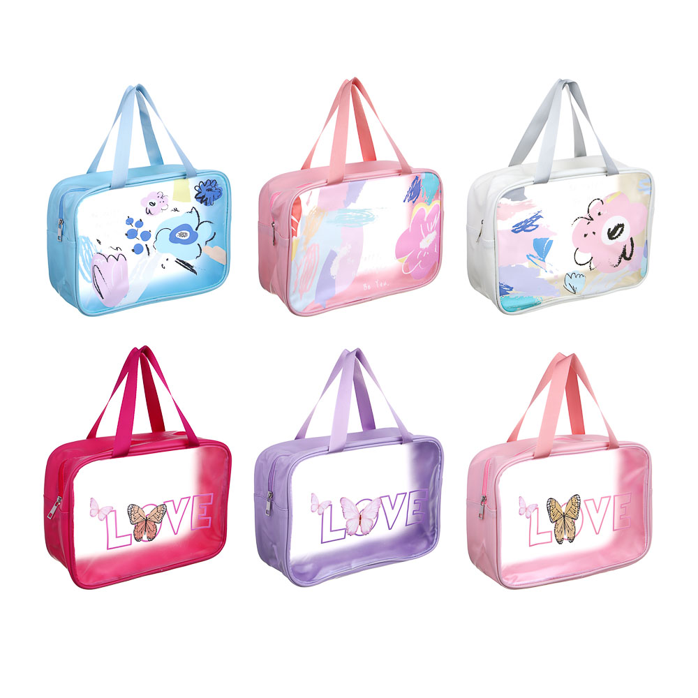 Косметичка сумка с двумя ручками тм ЮL, ПВХ, 31х21х11см, 2 дизайна, арт.№ 364-259