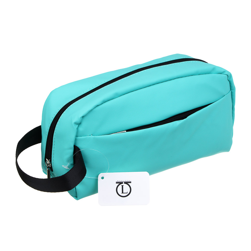 Несессер дорожный ЮL, из водоотталкивающей ткани, 2 отделения, ПЭ, ПУ, 24х13х9см, 3 цвета, арт.№ 364-261